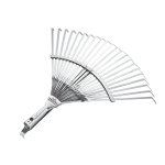 Raco 53733 Ahşap Saplı Ayarlı Metal Çim ve Yaprak Toplama Tırmığı 30-45 CM - Görsel 2
