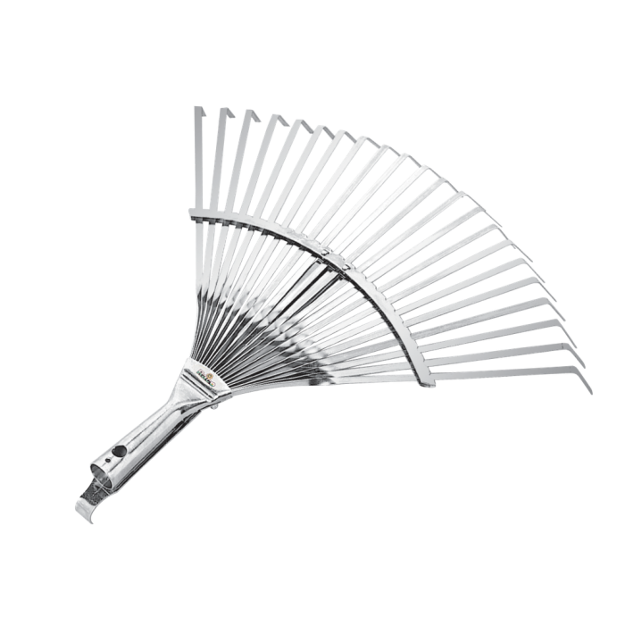 Raco 53733 Ahşap Saplı Ayarlı Metal Çim ve Yaprak Toplama Tırmığı 30-45 CM - Görsel 2