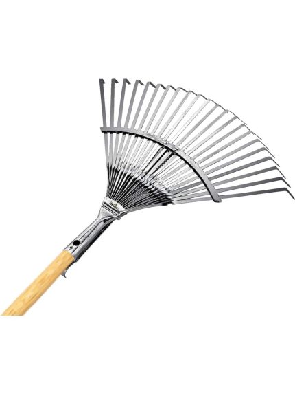 Raco 53733 Ahşap Saplı Ayarlı Metal Tırmık 30-45 cm