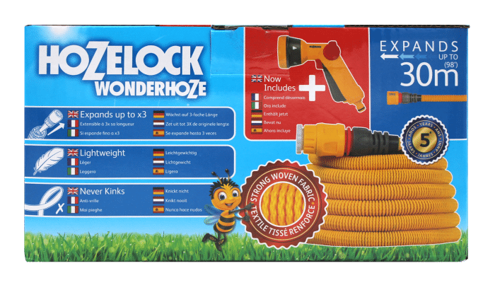 Hozelock 101261H WONDERHOZE 30m Uzayabilen Hortum Seti +  Multi Spray Tabanca - Görsel 5