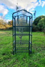 Gardener 16040 4 Katlı Tekerlekli Portatif Şeffaf Bahçe Serası - 69cm x 49cm x 160cm - Görsel 3