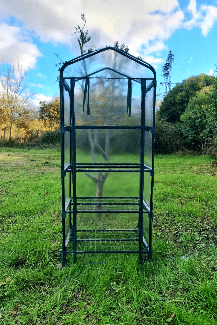 Gardener 16040 4 Katlı Tekerlekli Portatif Şeffaf Bahçe Serası - 69cm x 49cm x 160cm - Görsel 3
