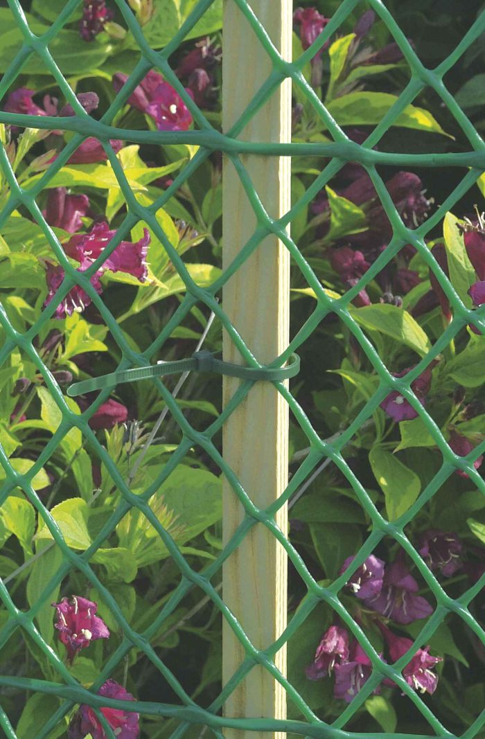 Intermas 170602 FLORANET Yeşil 60 cm x 25 m 28x28 mm UV Filtreli Yüksek Dayanıklı Plastik Çevirme Çiti (HDPE) - Görsel 3