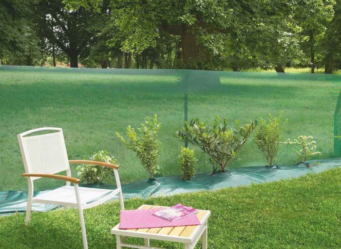 Intermas 170920 WINDANET Yeşil 1×30 Metre 4×4 mm UV Filtreli Yüksek Dayanıklı Plastik Rüzgar Kesici Çevirme Çiti (HDPE) - Görsel 2