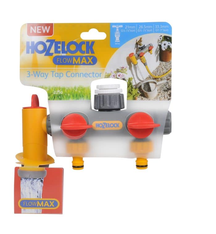 Hozelock 2250H Çift Yönlü Musluklu Musluk Bağlantısı