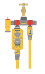 Hozelock 2250H Çift Yönlü, Musluklu, Vanalı Musluk Bağlantısı  1/2" - 3/4" - Görsel 7