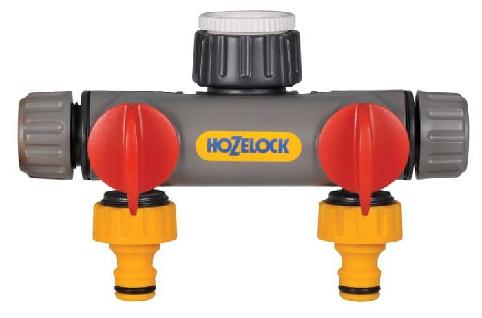 Hozelock 2252H Çift Yönlü Vanalı Musluk Bağlantısı  1/2" - 3/4" - Görsel 3