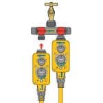 Hozelock 2252H Çift Yönlü Vanalı Musluk Bağlantısı  1/2" - 3/4" - Görsel 5