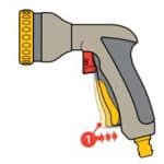 Hozelock 2691H Yuvarlak Başlıklı 8 Ayarlı Metal Hortum Tabancası - Görsel 6