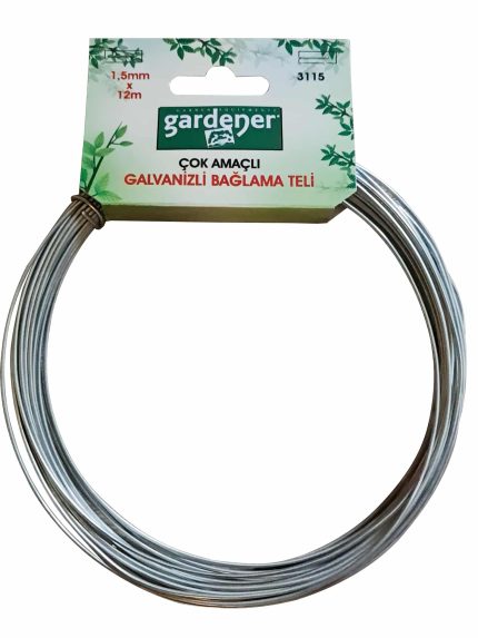 Gardener 3115 Galvanizli Çok Amaçlı Bağlama Teli 1,5x12 m
