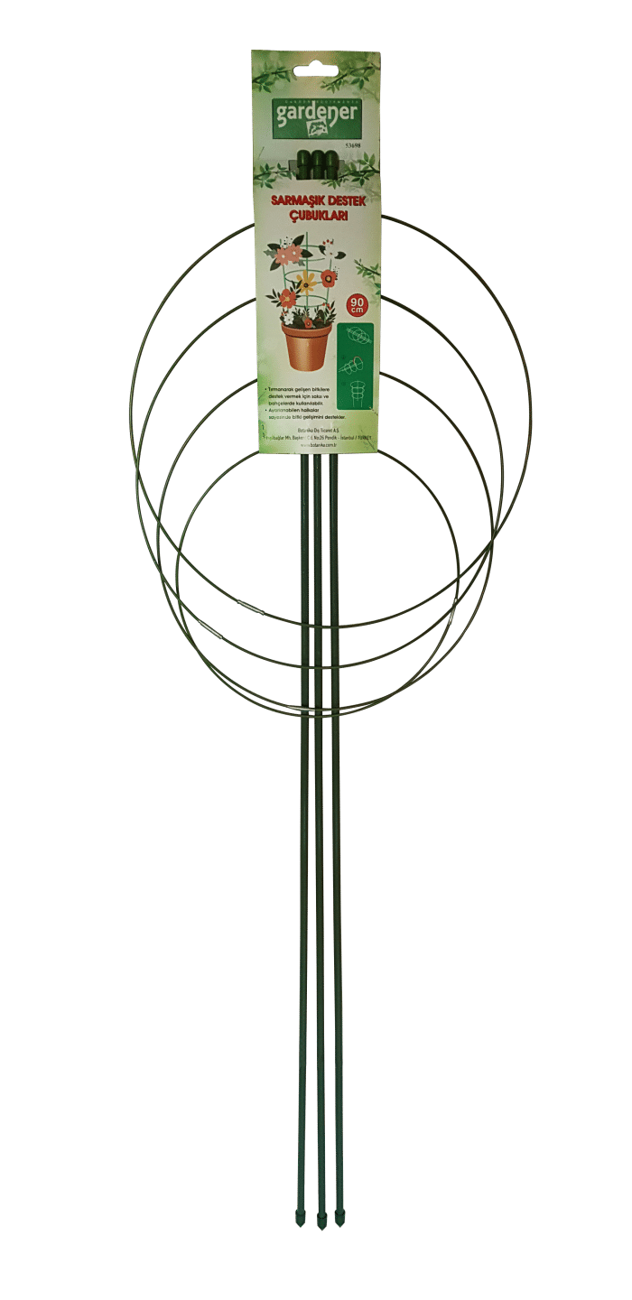 Gardener 53698 Tırmanan Bitkiler İçin Halkalı Destek (Sarmaşık) Çubuğu - 90 cm - Görsel 6