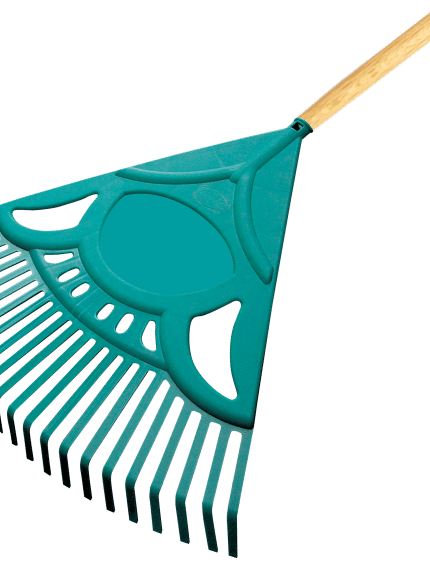 Raco 53726 Ahşap Saplı Plastik Çim Yaprak Tırmığı 60 cm