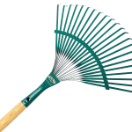 Raco 53731 Ahşap Saplı Metal Çim Yaprak Tırmığı 45 cm