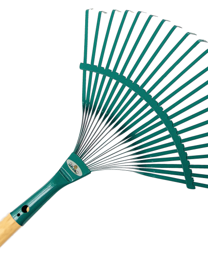 Raco 53731 Ahşap Saplı Metal Çim Yaprak Tırmığı 45 cm
