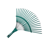 Raco 53731 Ahşap Saplı Metal Çim ve Yaprak Toplama Tırmığı 45 cm - Görsel 2