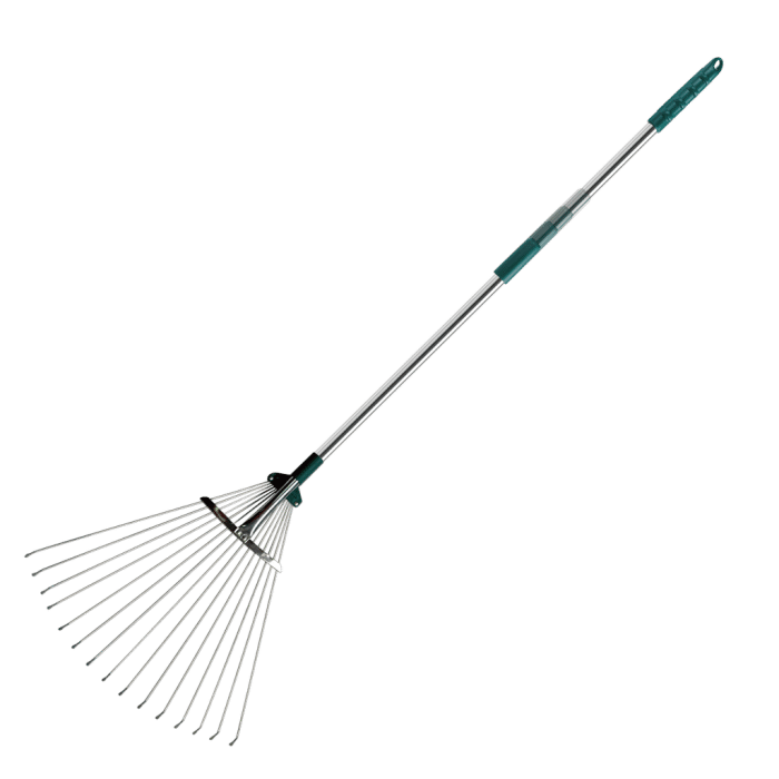 Raco 53744 Teleskopik Saplı Ayarlı Metal Tırmık 18-56 CM - Görsel 2
