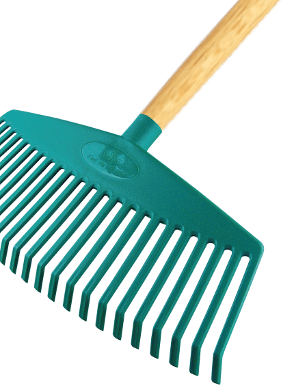Raco 53747 Ahşap Saplı Plastik Çim Yaprak Tırmığı 45 cm