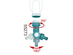 Raco 55273 Dönebilen Musluk Bağlantısı (1/2"-5/8"-3/4"-1") - Görsel 2