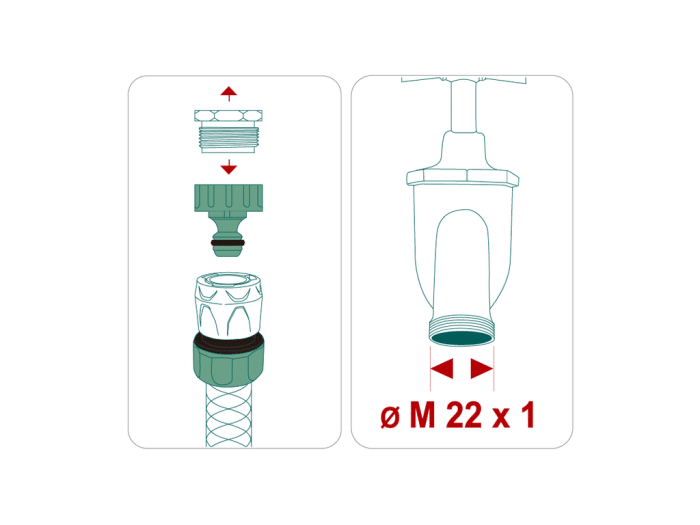 Raco 55303 Dişi Banyo ve Mutfak Bataryaları İçin Musluk Bağlantısı 1/2" - Görsel 3