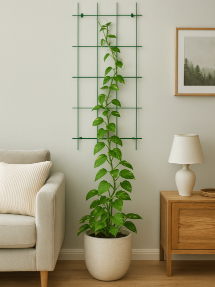 Gardener 74060 Metal Tırmanma Kafesi Yeşil 150x60 cm