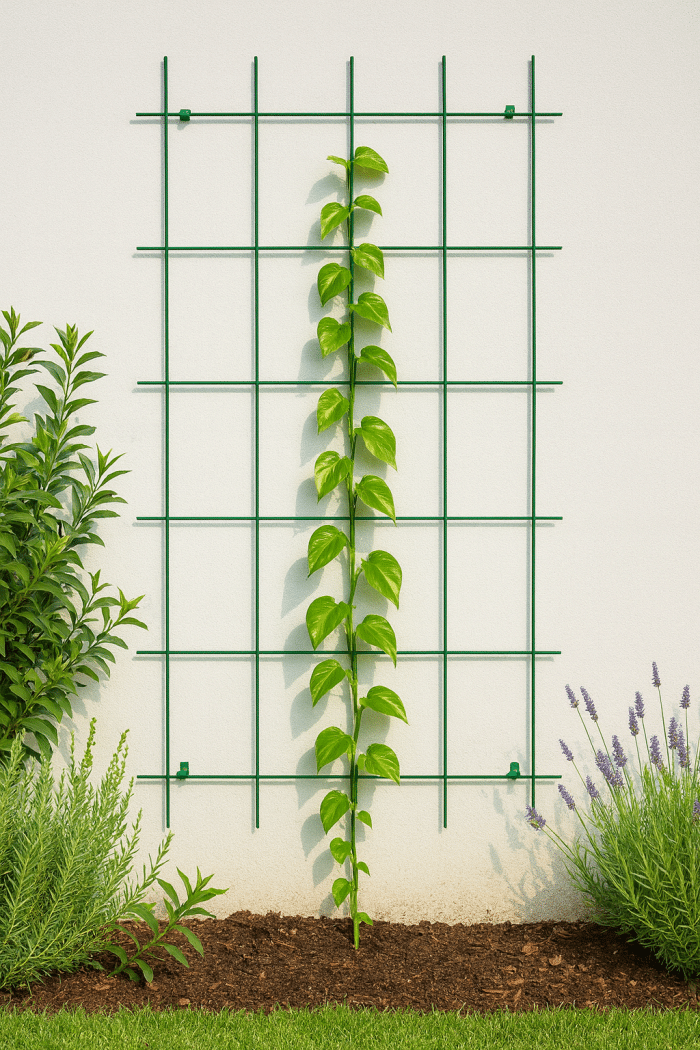 Gardener 74075 Sarmaşık Bitkilere Özel Metal Tırmanma Kafesi  - Yeşil 150cm X 75cm - Görsel 5