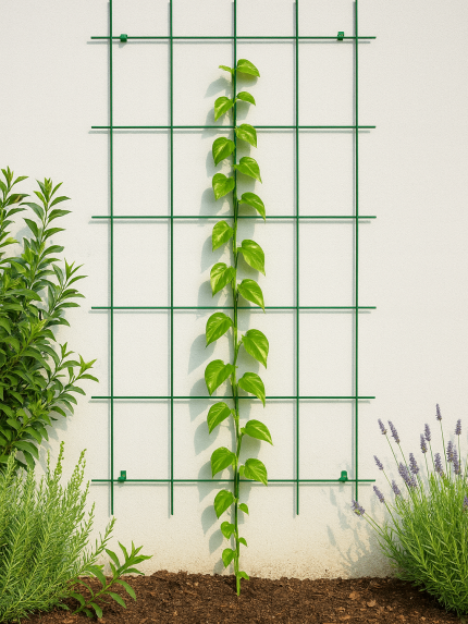Gardener 74075 Metal Tırmanma Kafesi Yeşil 150x75 cm