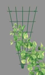 Gardener 74175 Sarmaşık Bitkilere Özel Metal Tırmanma Kafesi Üçgen - Yeşil 150cm X 75cm - Görsel 3