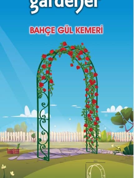 Gardener 73026 Yeşil Metal Gül Kemeri
