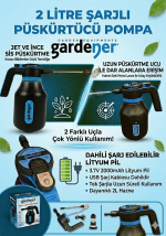 Gardener 165512 Şarjlı Sprey 2 Litre (UZUN PÜSKÜRTME UCU VE ŞARJ KABLOSU HEDİYELİDİR) - Görsel 2